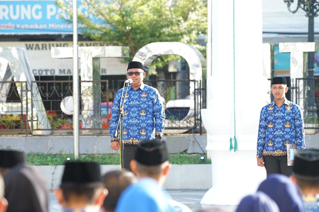 Pimpin Upacara Hari Kesadaran Nasional, Ini Pesan Pj Wali Kota Bagi ASN