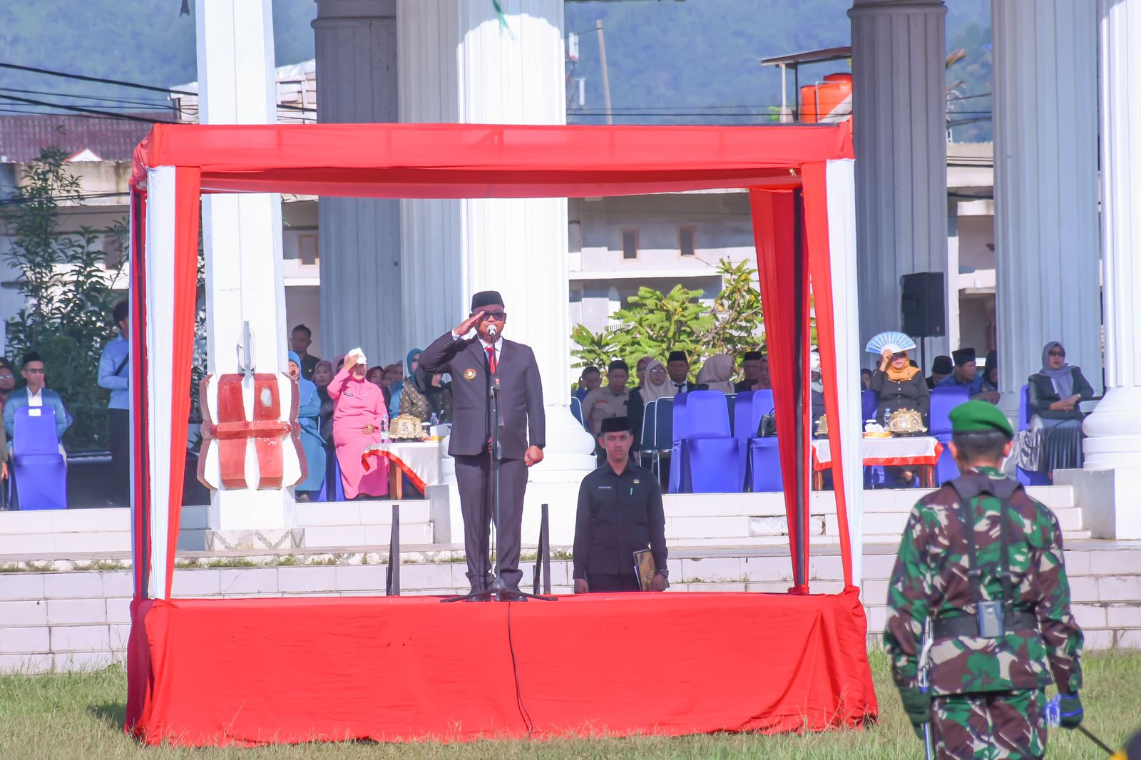 Jadi Inspektur Upacara Hari Lahir Pancasila, Pj Wali Kota Bacakan Pidato Kepala BPIP