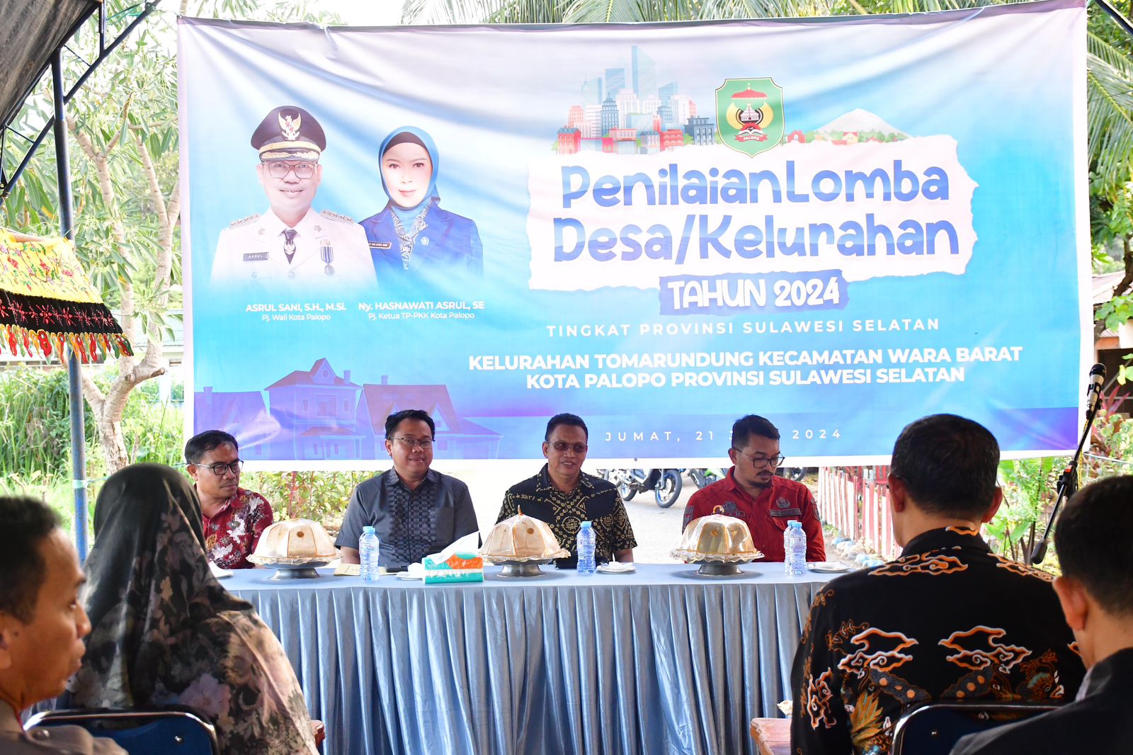 Verifikasi Lapangan Oleh Tim Penilai Provinsi Ke Kelurahan Tomarundung