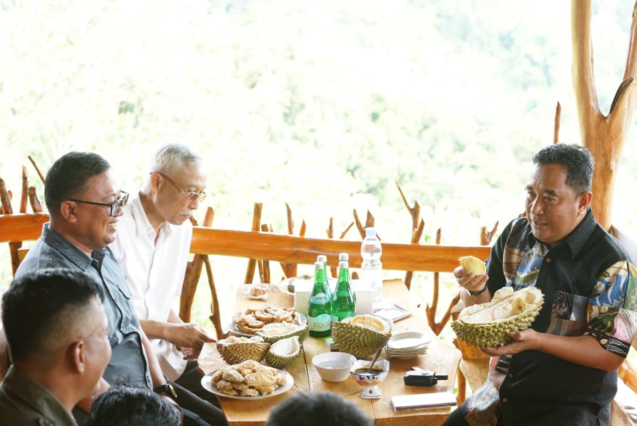 Kunjungi Wisata Kambo, Pj Gubernur Sulsel : Bibit Durian ini Harus Dikembangkan
