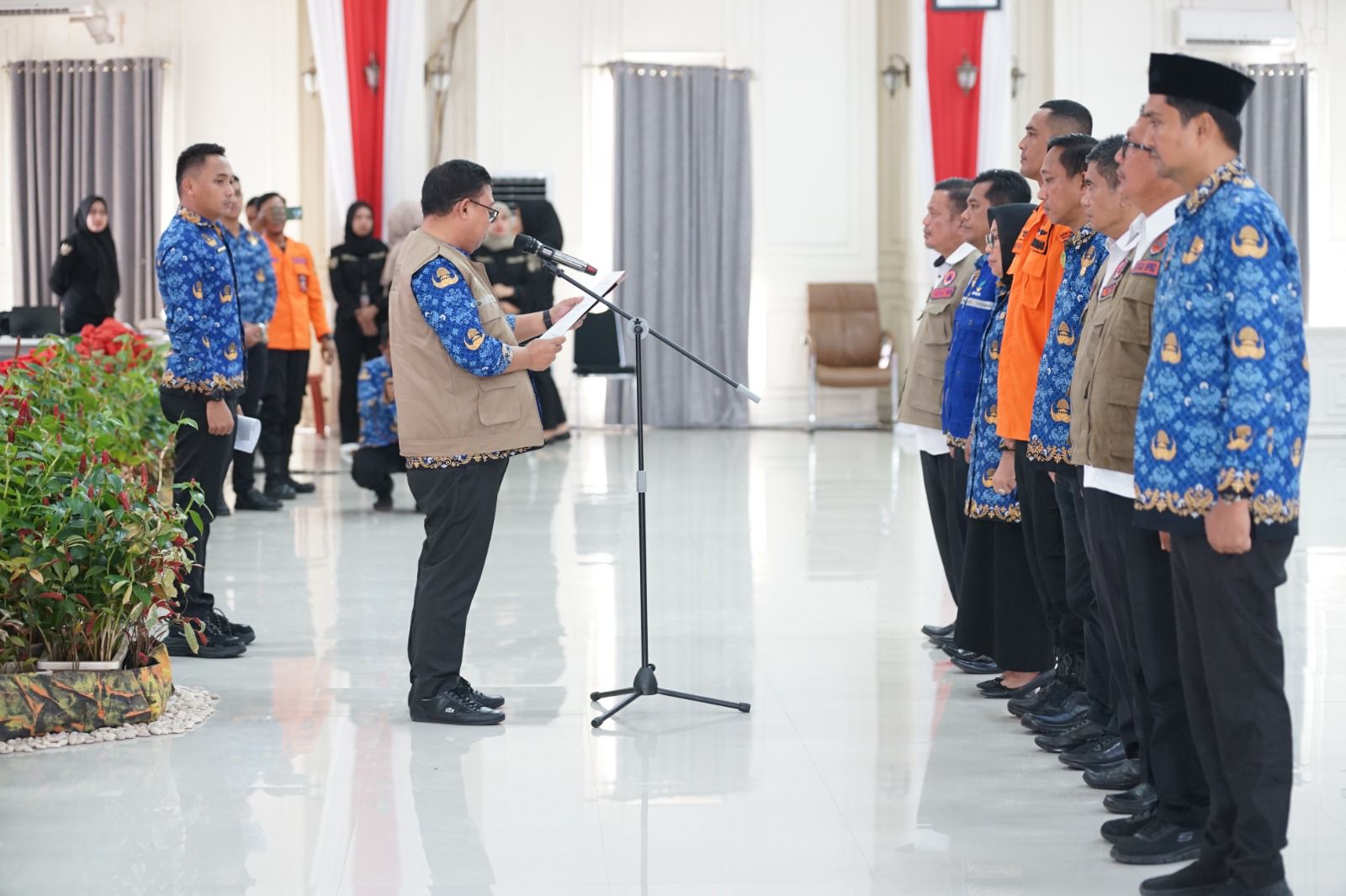 Pj Wali Kota Palopo Kukuhkan Satgas Penanggulangan Bencana Tahun 2024