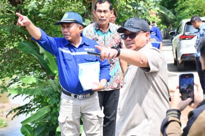 Upaya Pengendalian Banjir, Pj Wali Kota Tinjau Sejumlah Sungai