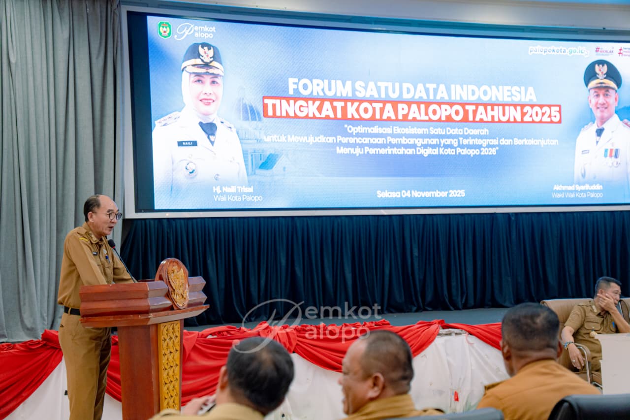 Staf Ahli Hukum dan Pemerintahan menghadiri Forum Satu Data Tingkat Kota Palopo