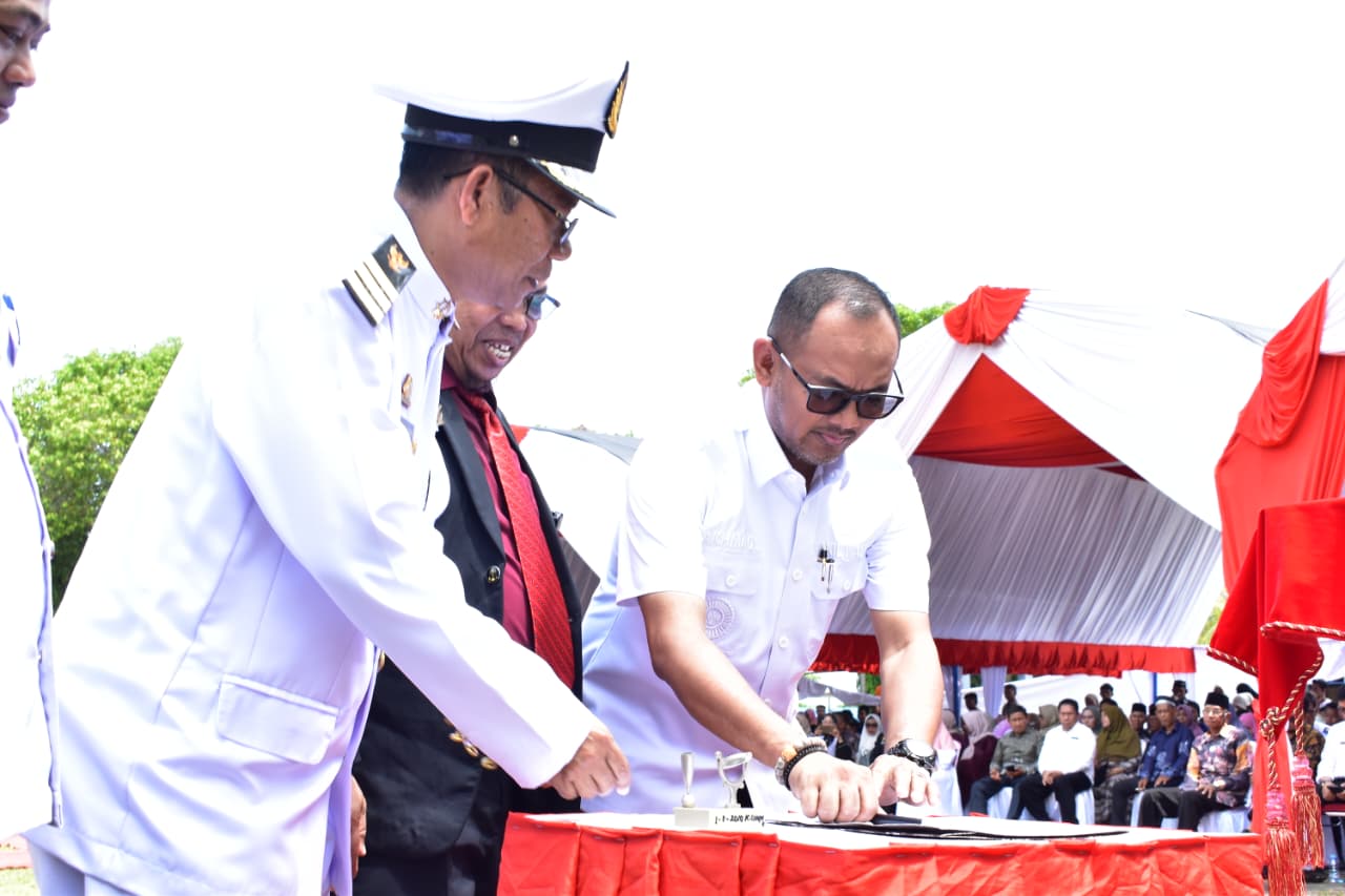 Wakil Wali Kota Palopo Hadiri Pelantikan Perwira Remaja ANT-ATT IV SMK Pelayaran Negeri 3 Palopo