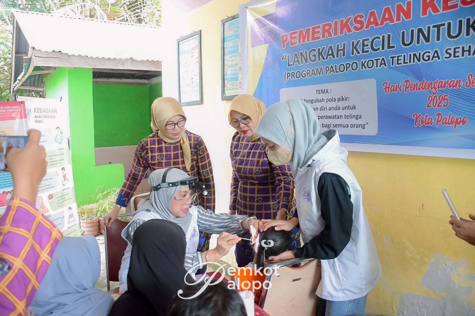 Bunda PAUD bersama Dokter THT, Edukatif dan Pemeriksaan Kesehatan Anak Usia Dini.