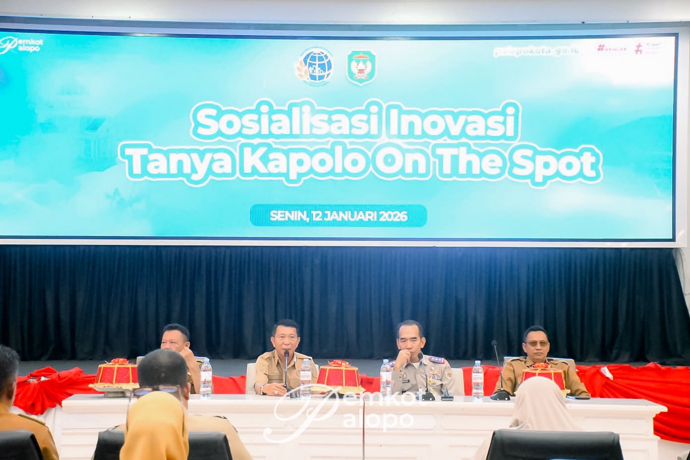 Plh. Sekda menghadiri Sosialisasi Inovasi Tanya Kapolo On The Spot