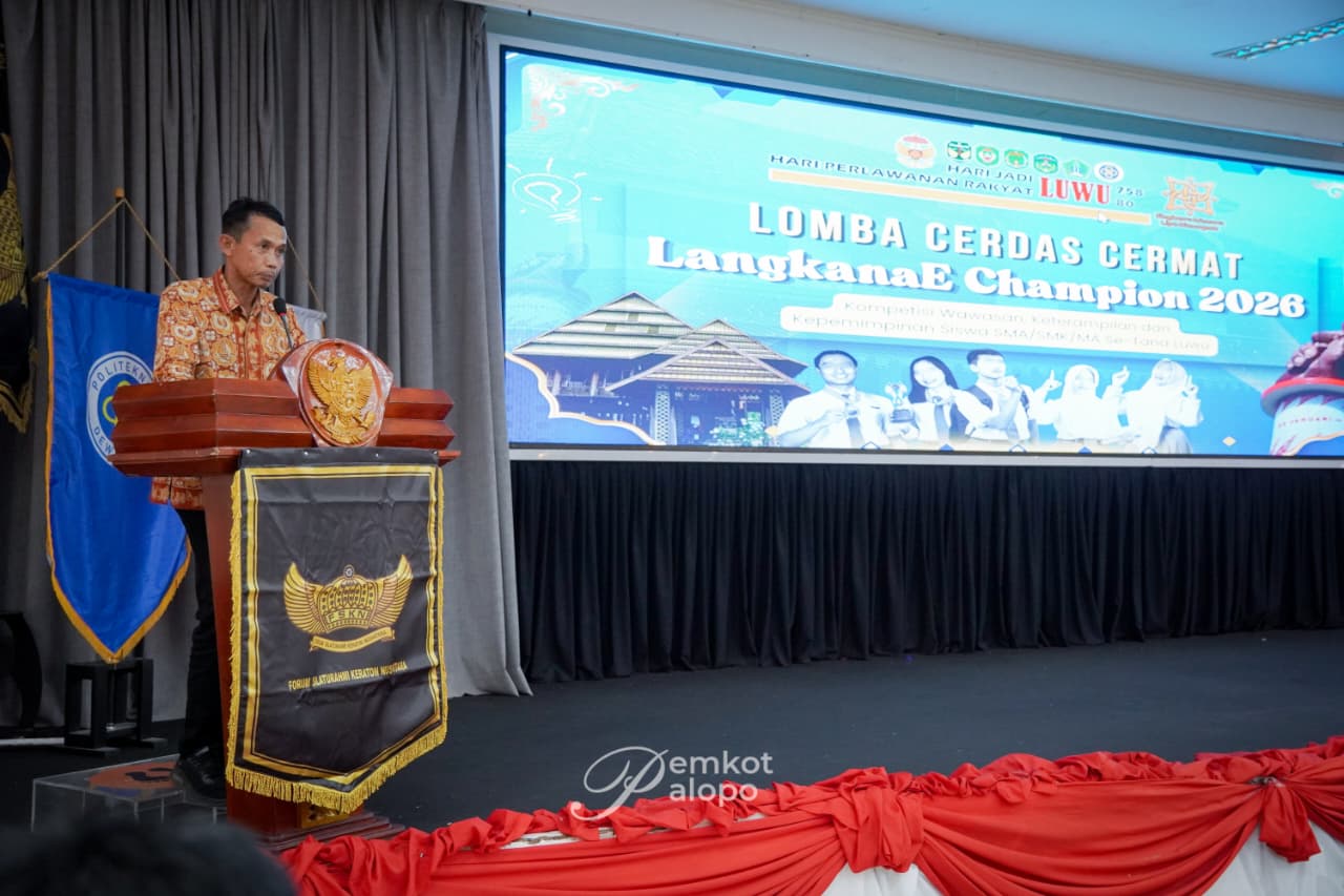 Staf Ahli Perekonomian menghadiri Final Lomba Cerdas Cermat Budaya LangkanaE Champion 2026