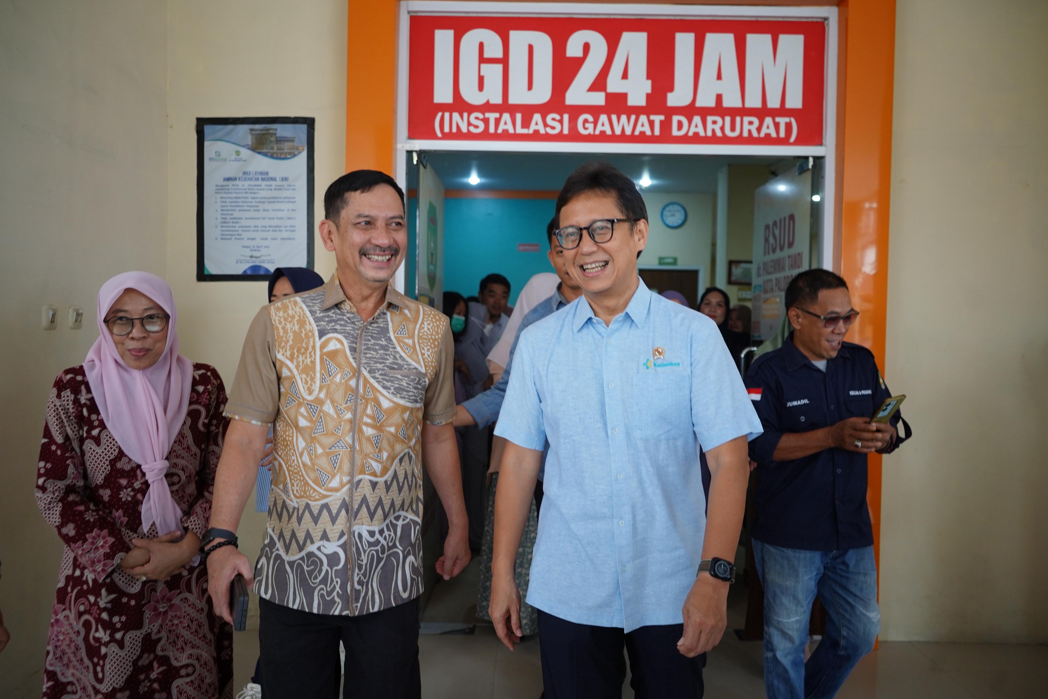 Menteri Kesehatan Dorong Peningkatan Fasilitas di RSUD Dr. Palemmai Tandi
