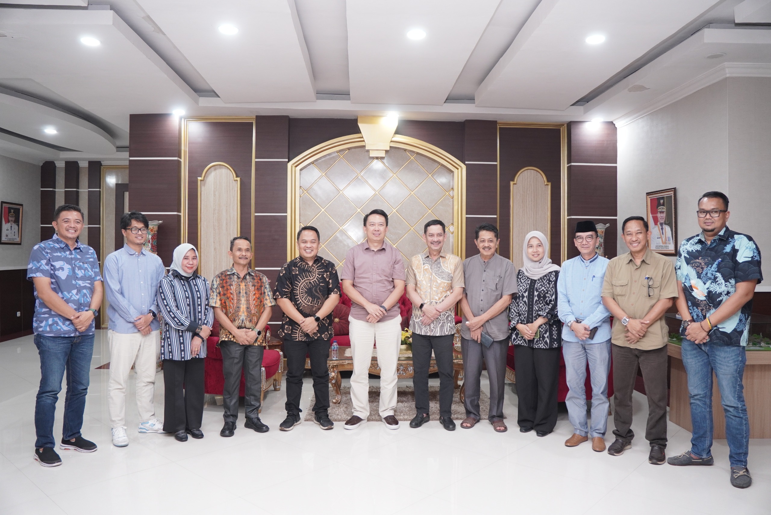 Di Sambut Oleh Pj Wali Kota,  OPD Diminta Proaktif dalam Pemeriksaan BPK
