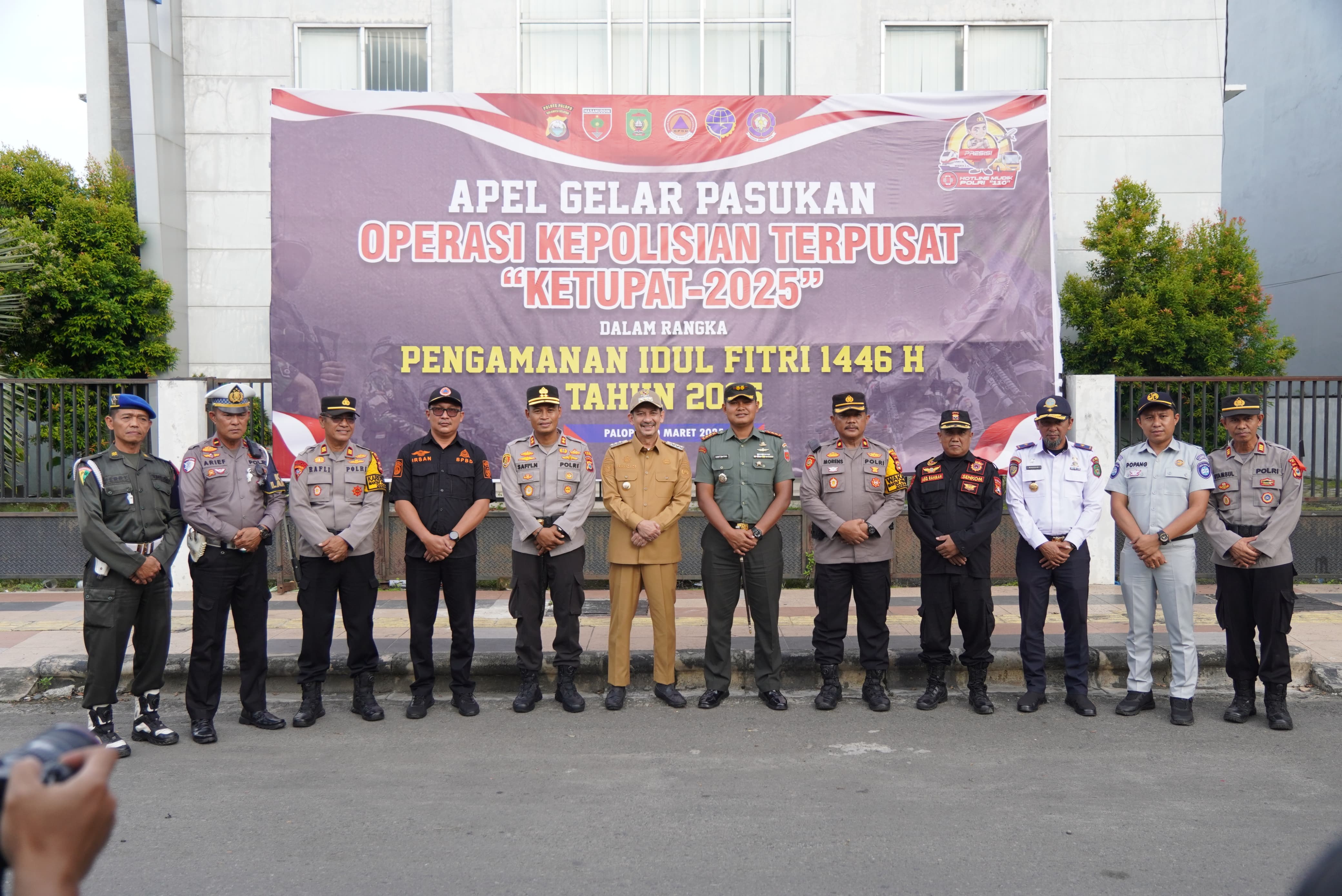 Pj Wali Kota Hadiri Apel Gelar Pasukan Operasi Ketupat 2025, Siapkan Pengamanan Idul Fitri 1446 H