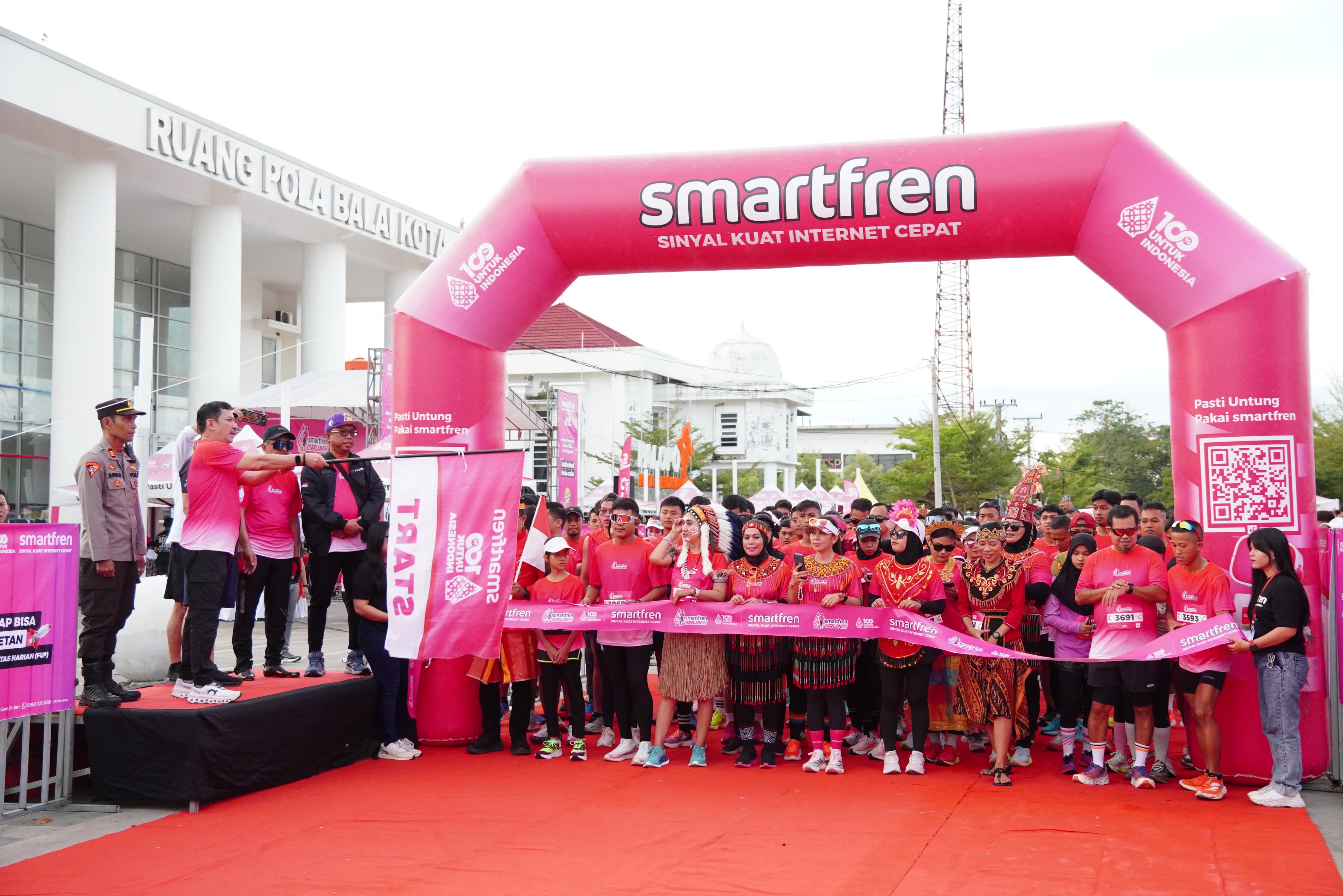 Smartfren Fun Run 2025,Kobarkan Semangat Sportivitas dan Hidup Sehat di Palopo