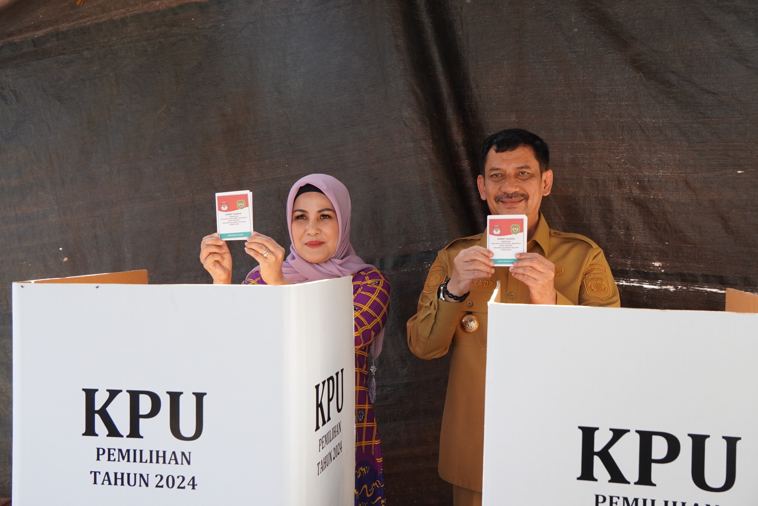Pj Wali Kota Salurkan Suara pada PSU Palopo, Tetap Himbau Masyarakat Jaga Silaturahmi