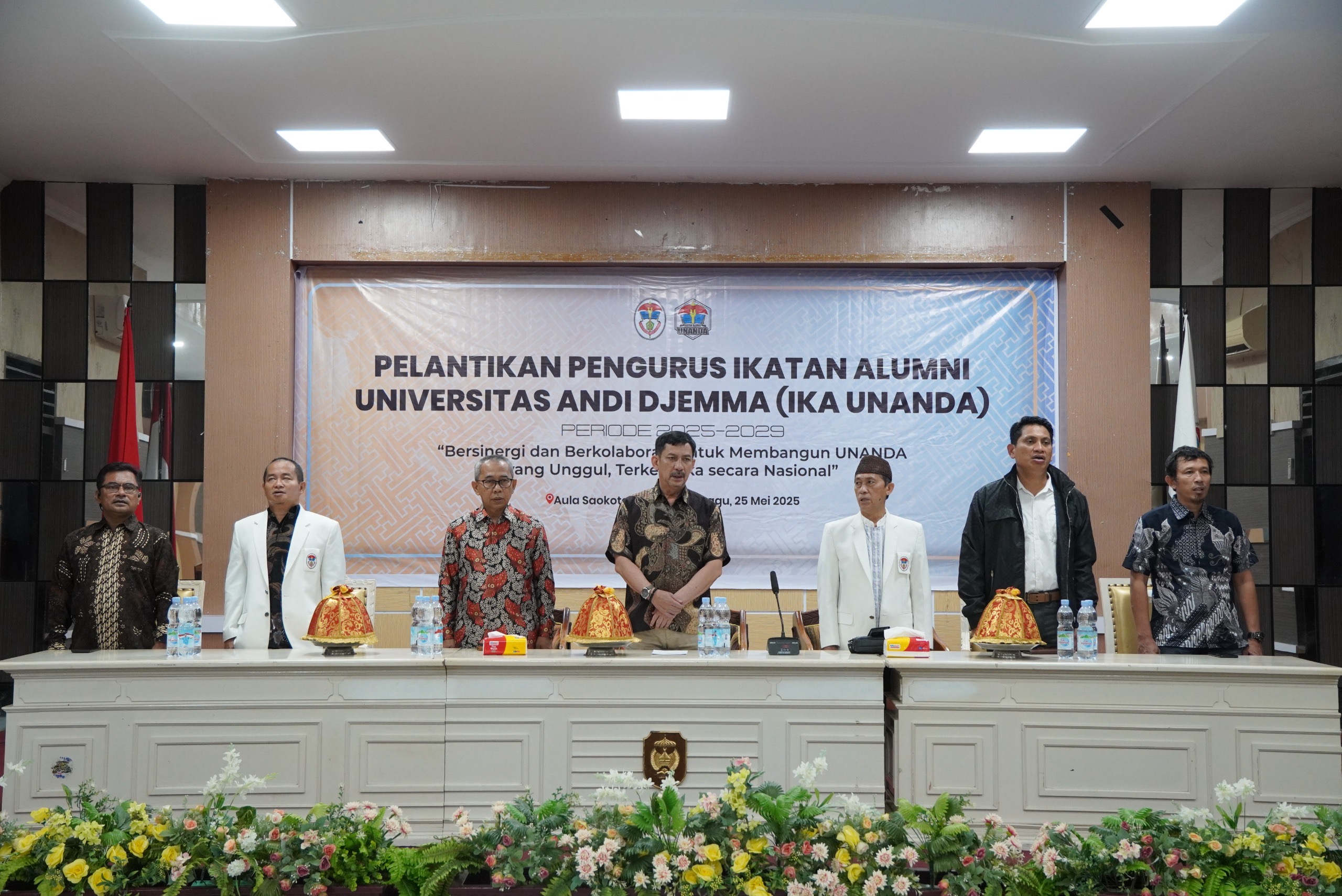 Pj Wali Kota Palopo Hadiri Pelantikan Pengurus IKA UNANDA 2025–2029