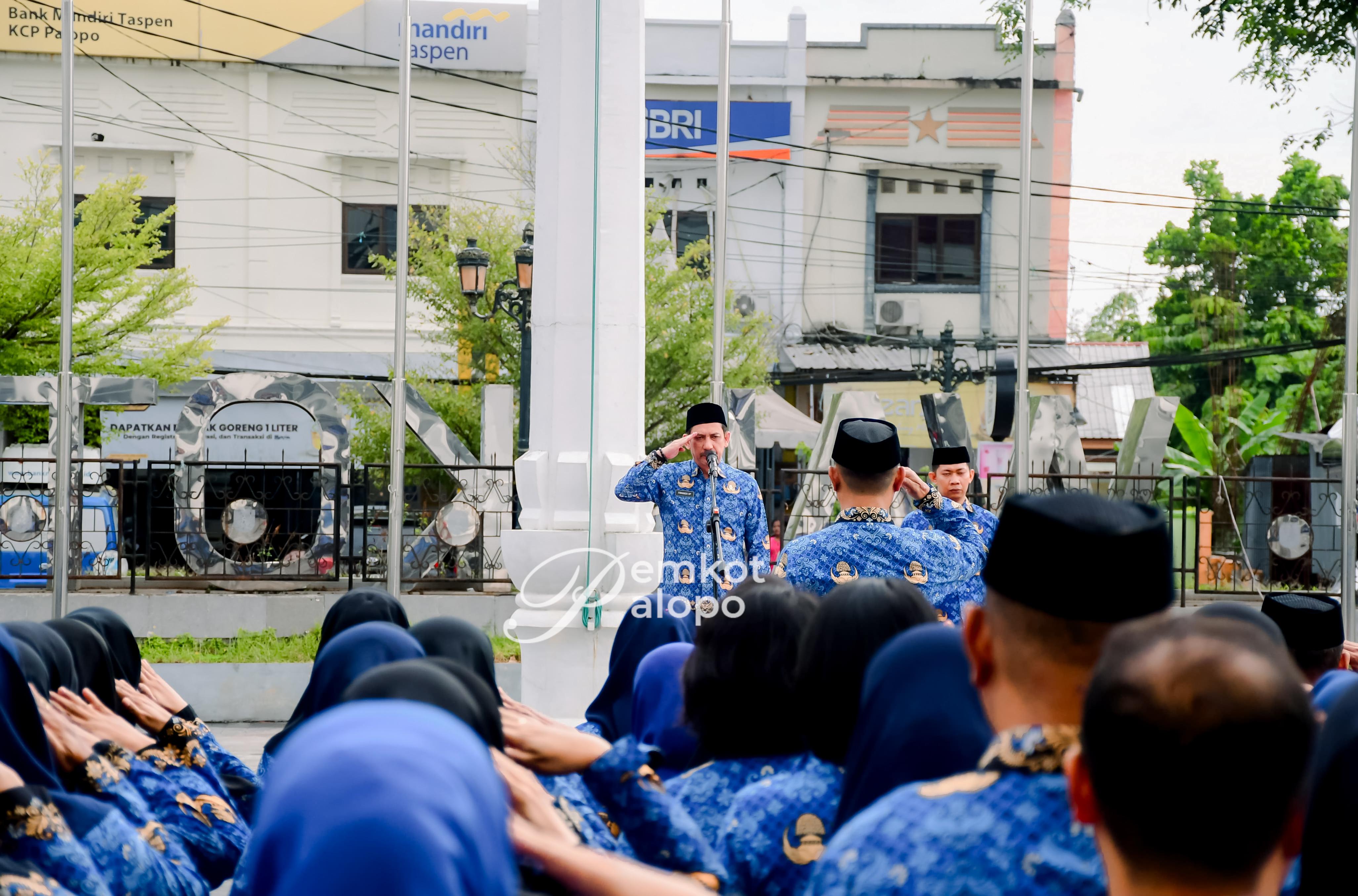 Sekda Kota Palopo memimpin Upacara Hari Kesadaran Nasional