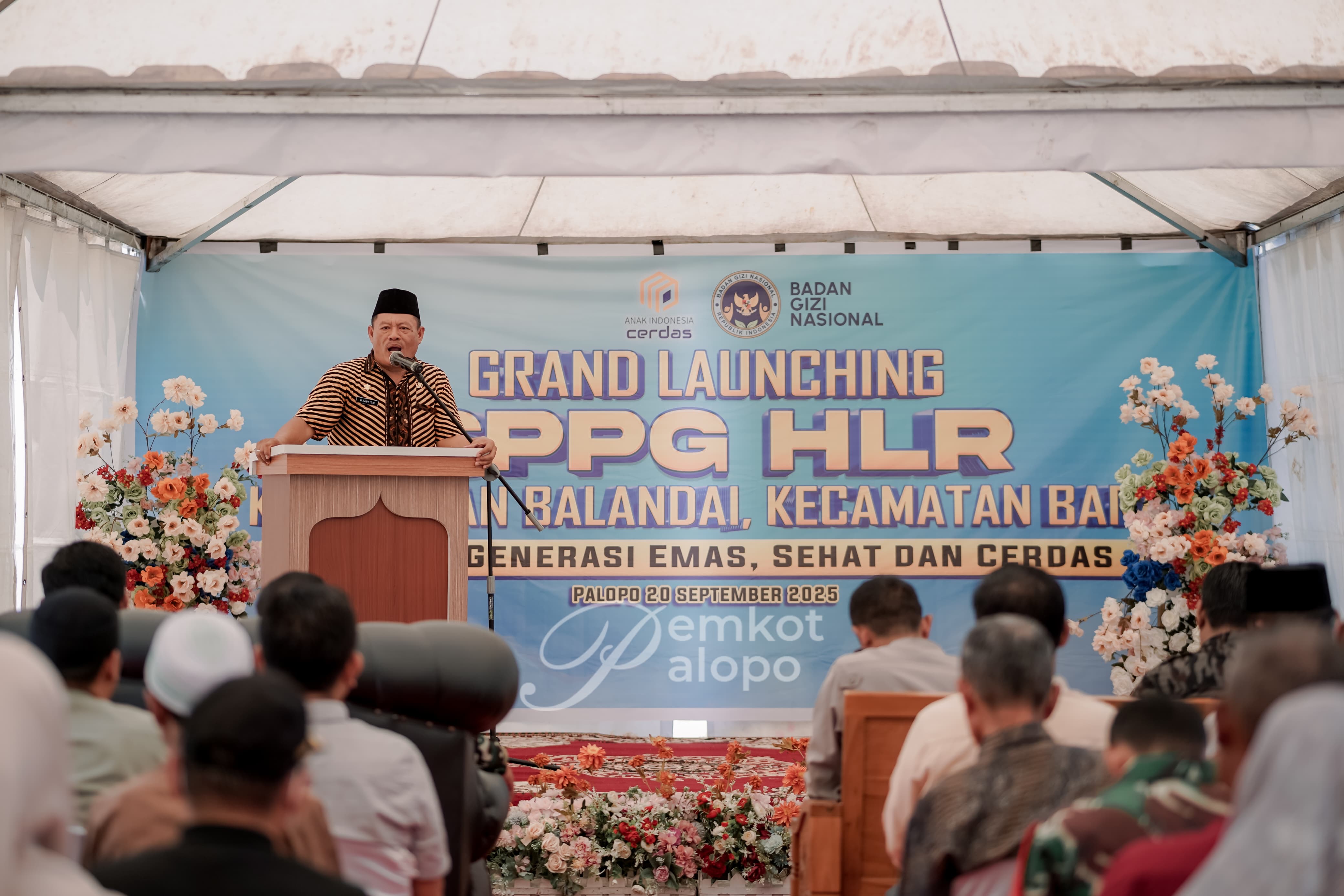 Pemkot Palopo Hadiri Launching Dapur MBG di Balandai, Dukung Pemenuhan Gizi Anak Sekolah