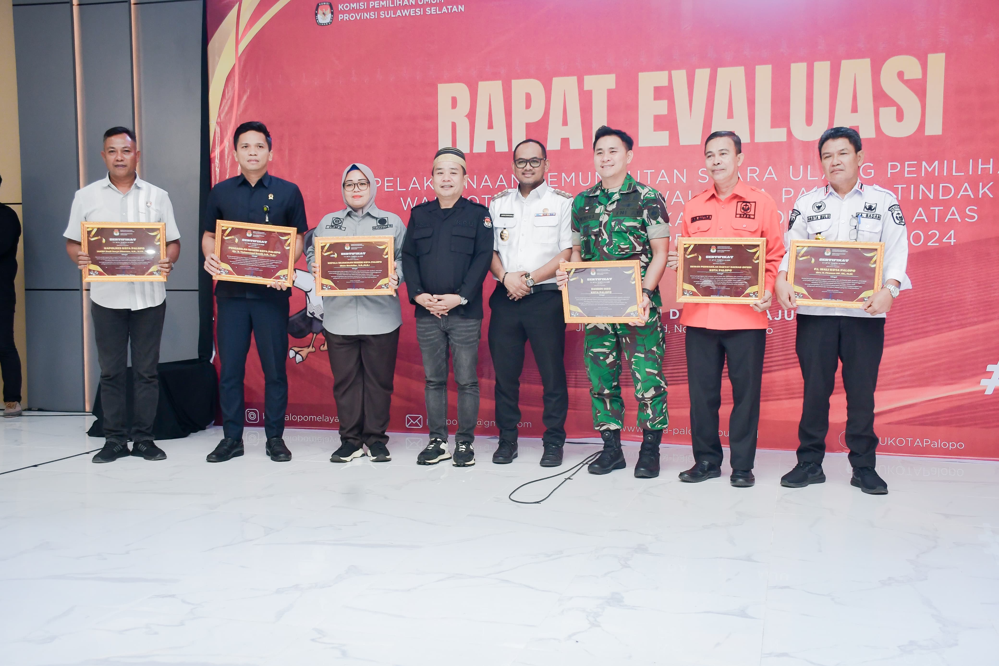 Wakil Wali Kota Palopo Hadiri Rapat Evaluasi PSU