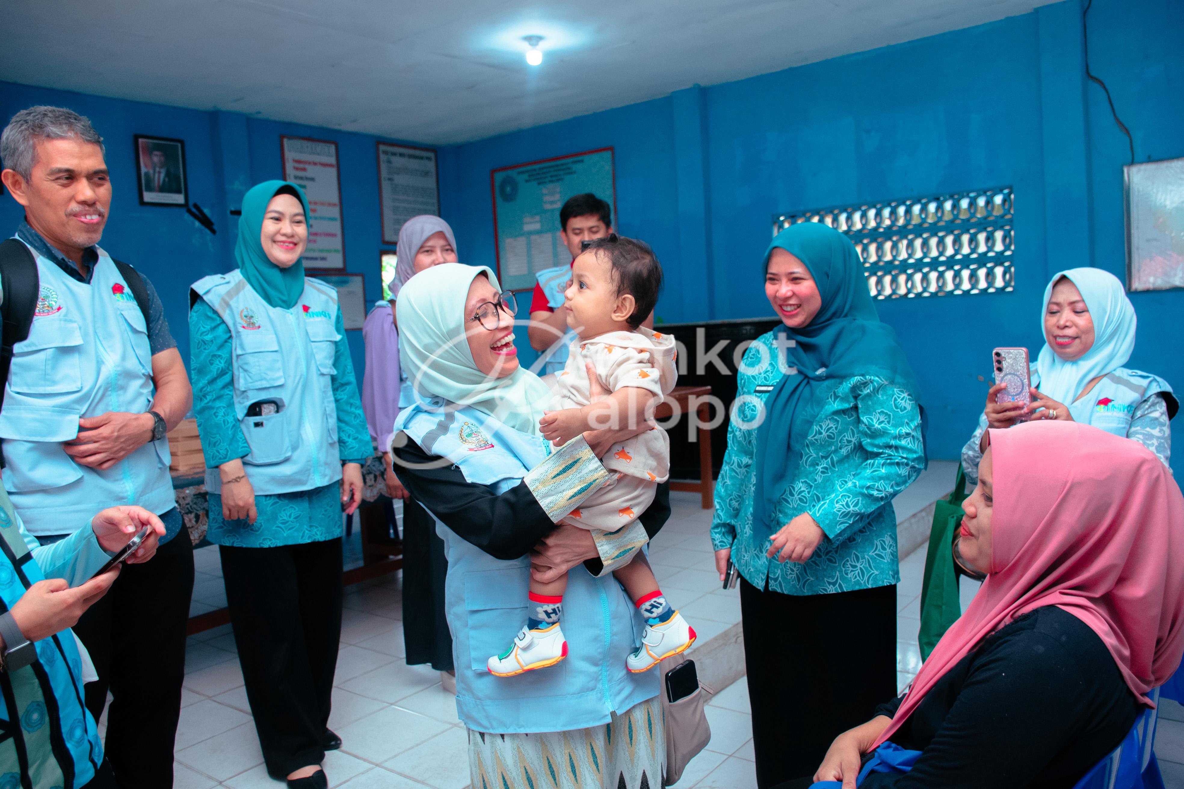 Evaluasi Program Aksi Stop Stunting hari ke 2 bersama Ketua TP-PKK Kota Palopo