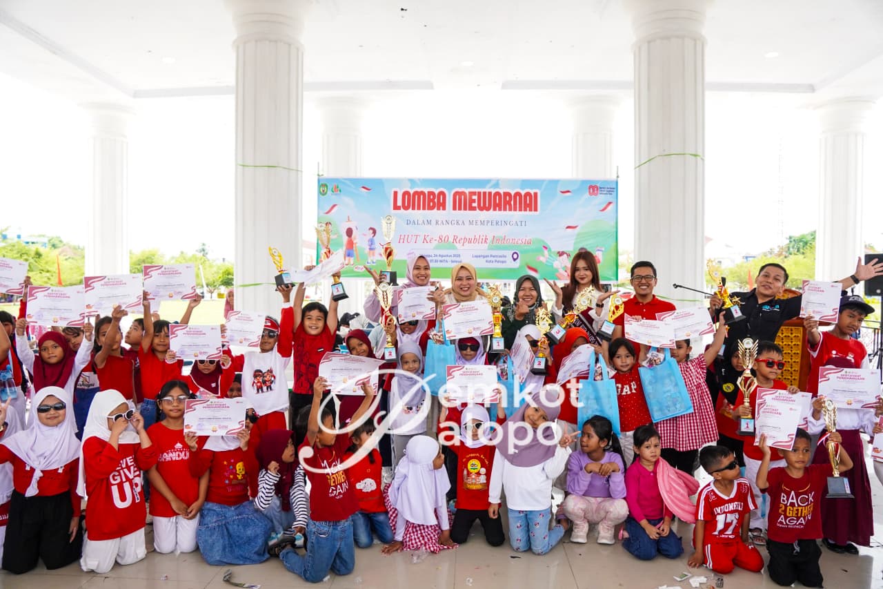 Semarak Lomba Mewarnai memeriahkan HUT RI ke-80