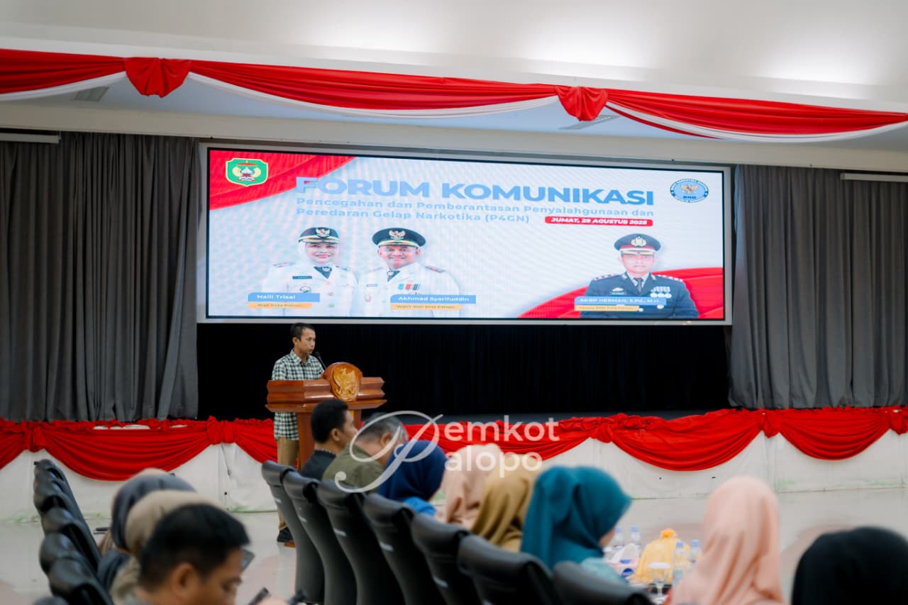 BNN Palopo membuka Forum Komunikasi P4GN