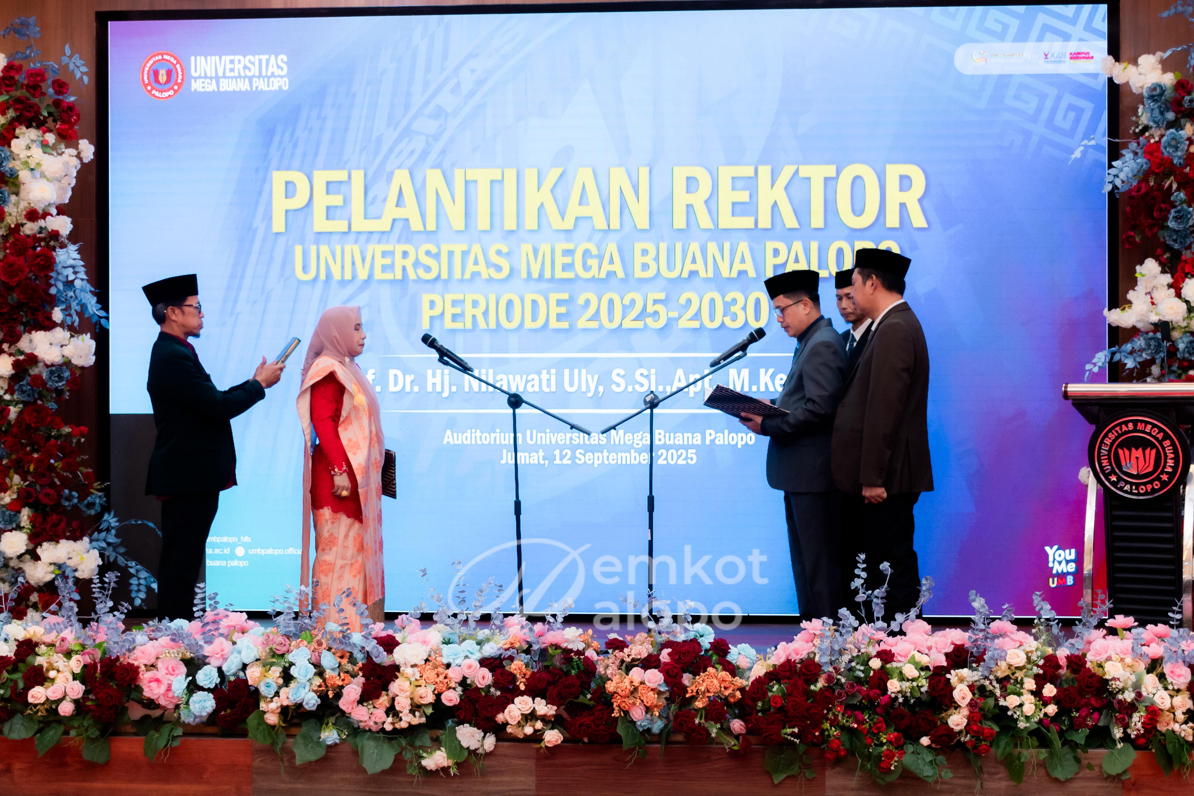 Prof  Hj Nilawati Uly Dilantik sebagai Rektor UMB Periode 2025-2030