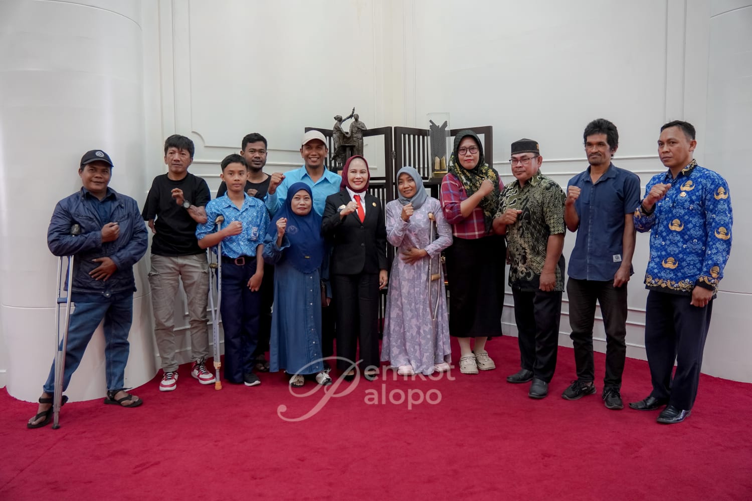 Wali Kota Palopo menerima Audiensi Penyandang Disabilitas