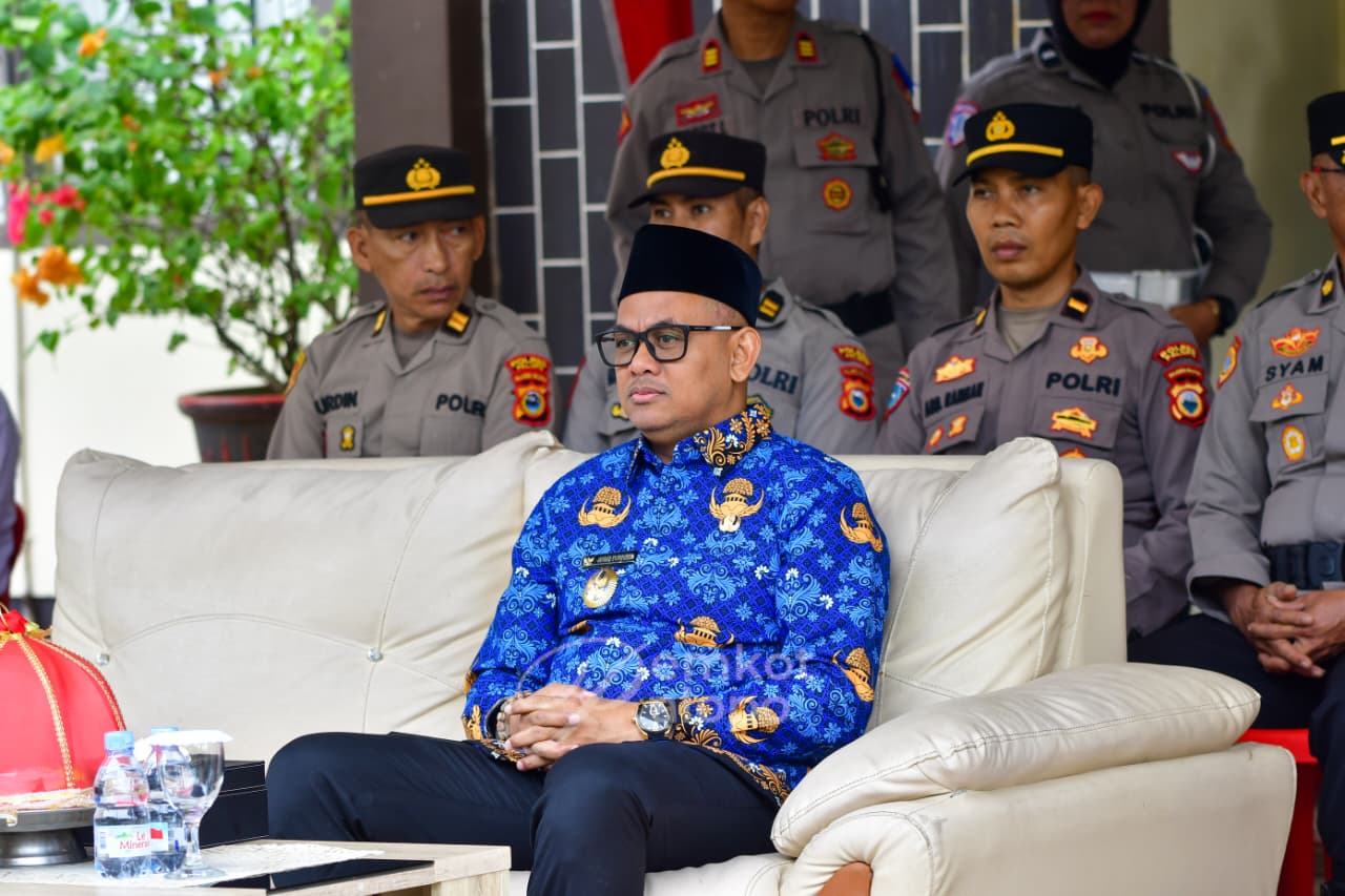Wakil Walikota Palopo menghadiri Apel Gelar Pasukan Operasi Zebra Pallawa 2025.