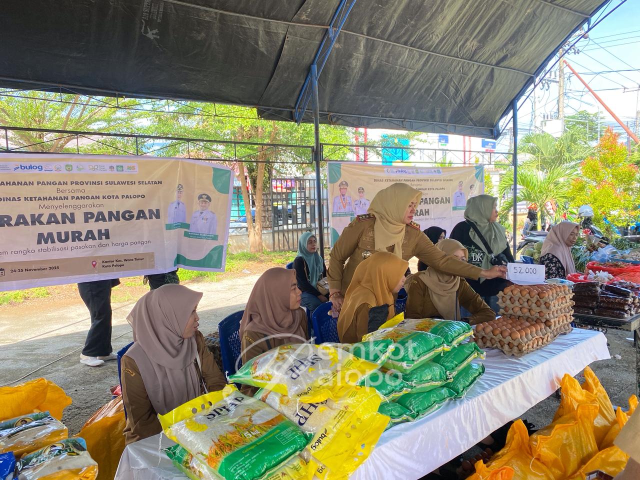 Dinas Ketahanan Pangan Palopo kembali menggelar Gerakan Pangan Murah