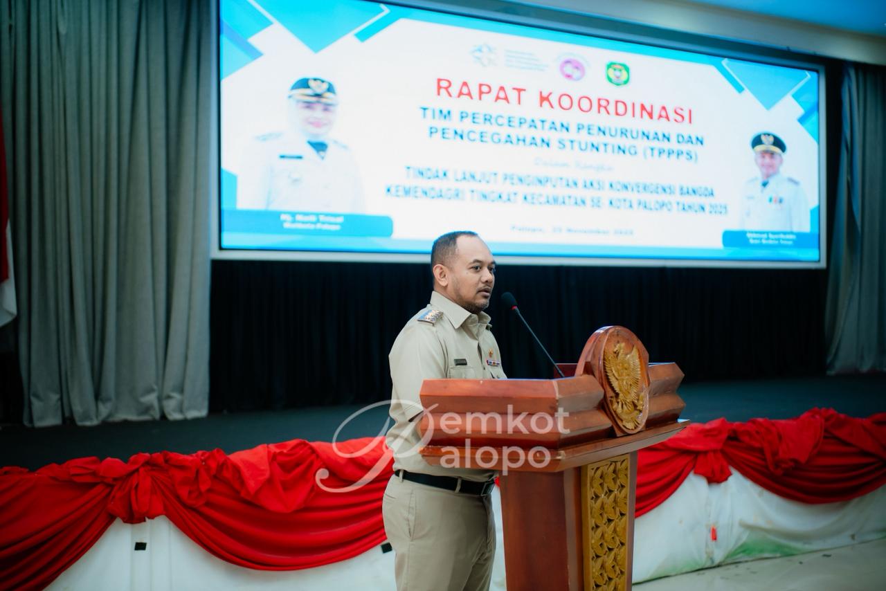 Wakil Wali Kota membuka Rakor Tim Percepatan Penurunan dan Pencegahan Stunting (TPPPS)