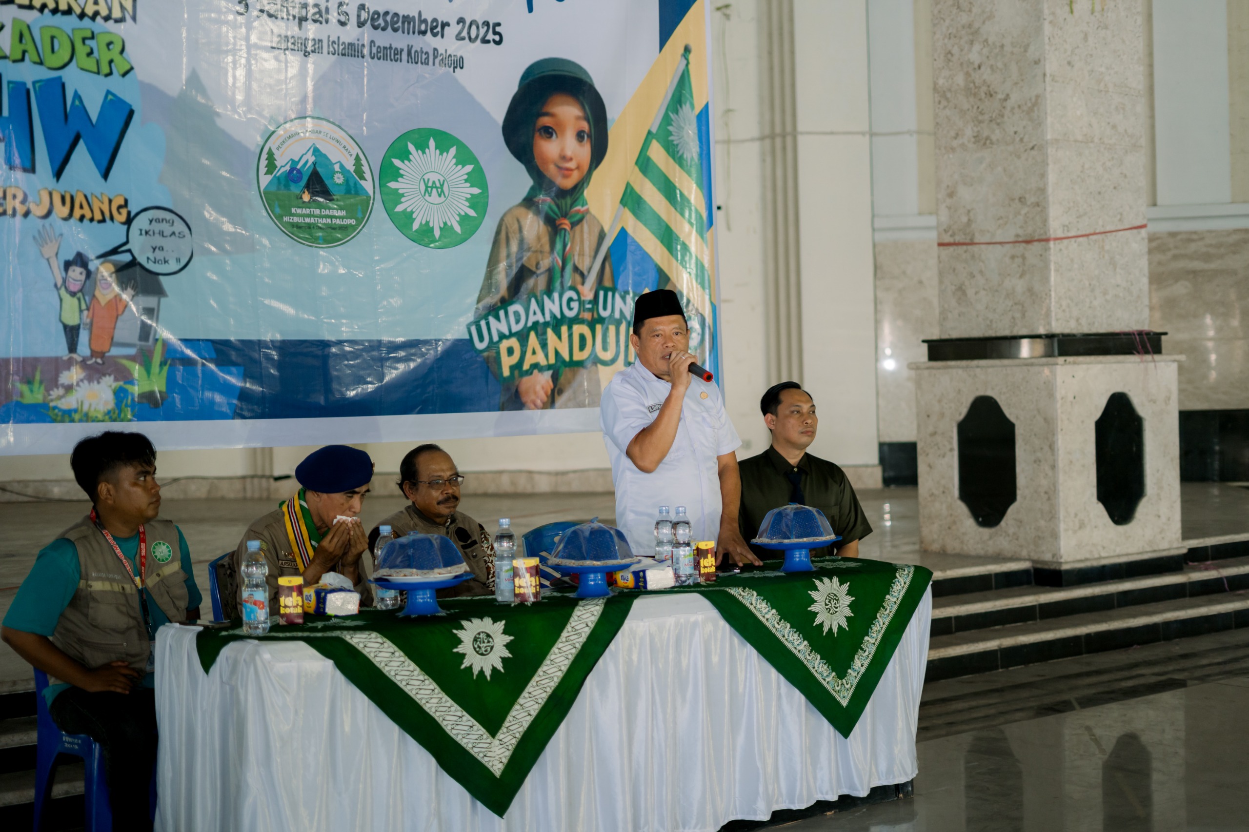 Staf Ahli Kesra menghadiri Perkemahan Akbar Kepanduan Hisbulwathan SE Luwu Raya