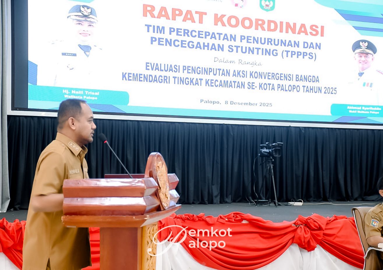 Wakil Wali Kota Palopo memimpin Rapat Koordinasi TPPPS