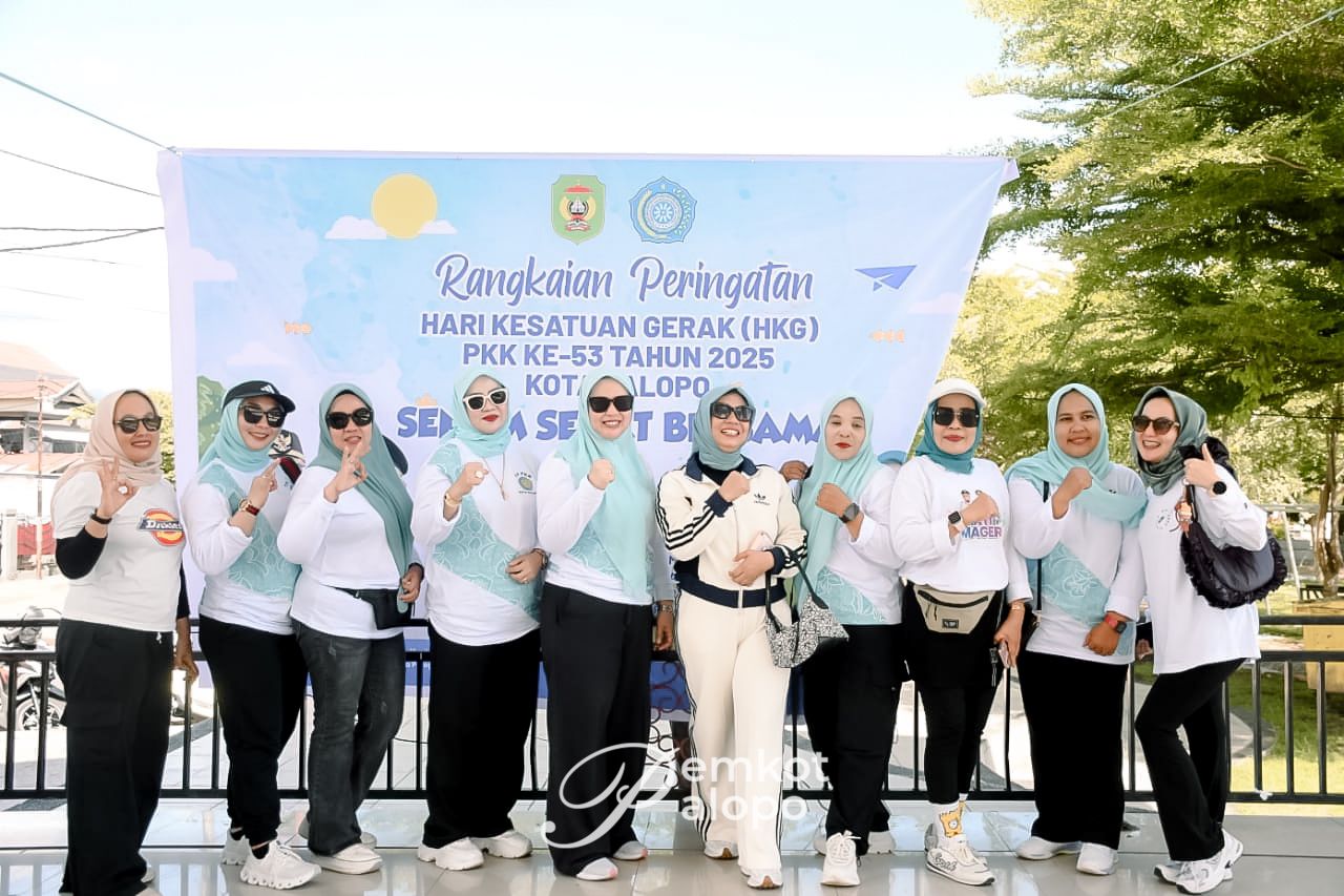 TP-PKK Kota Palopo gelar Senam Sehat Bersama dalam rangka HKG PKK ke-53