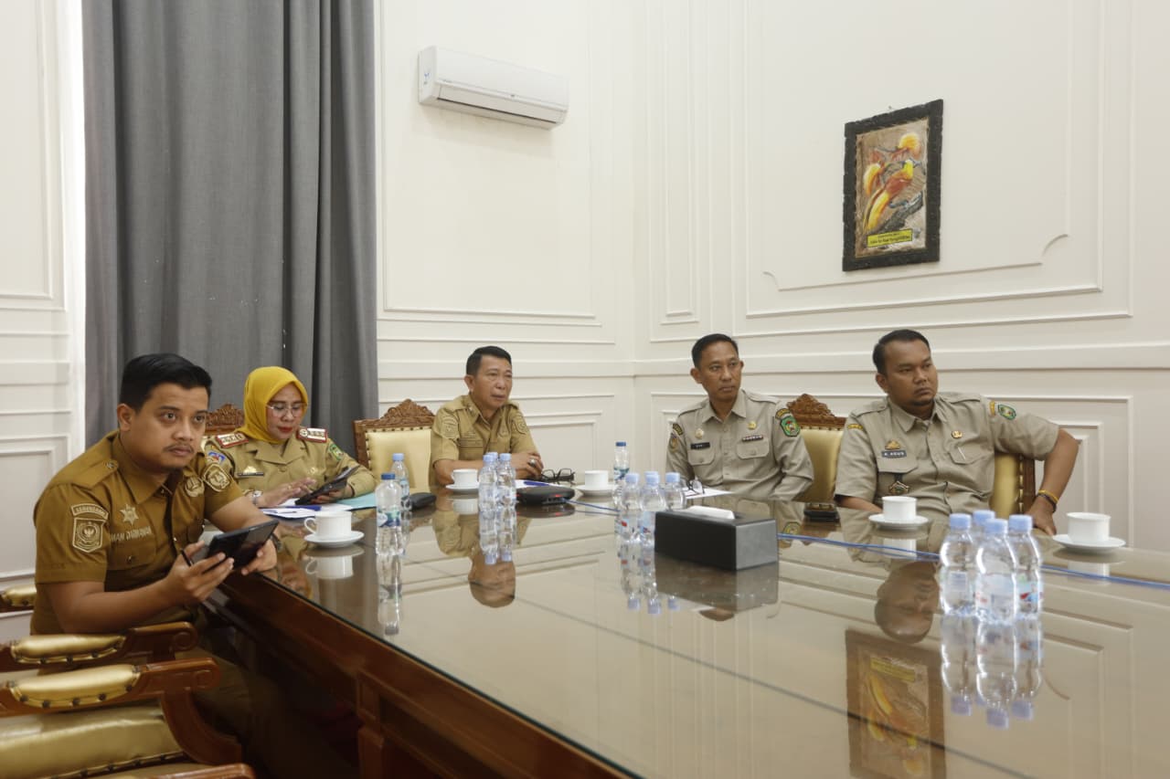 Plh. Sekda Palopo mengikuti Rakor Data Postur Rancangan APBD T.A. 2026 Prov. Sulsel