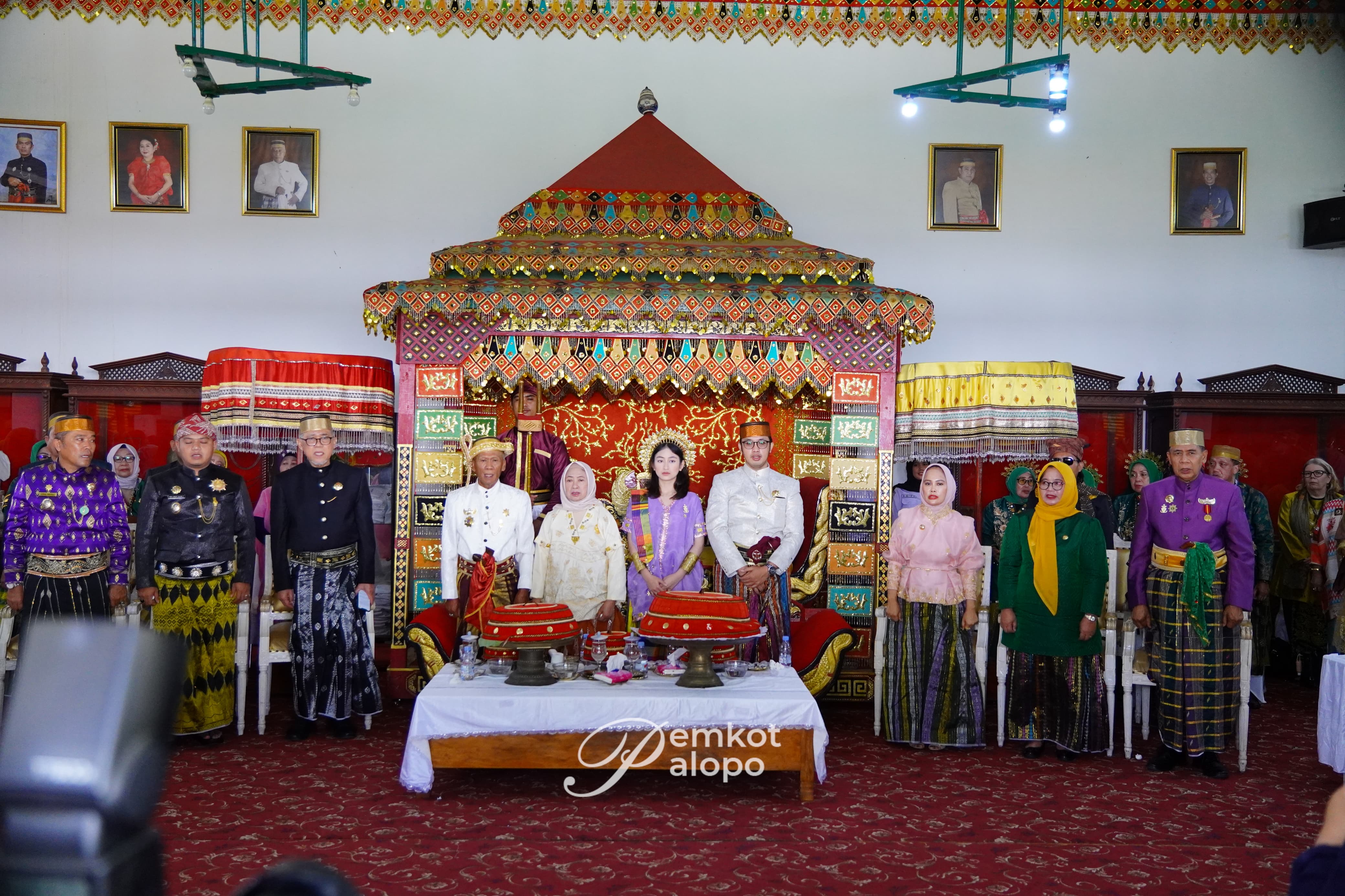 Wali Kota dan Wakil Wali Kota Palopo menghadiri prosesi Turang Ade dalam Rangkaian Hari Jadi Luwu