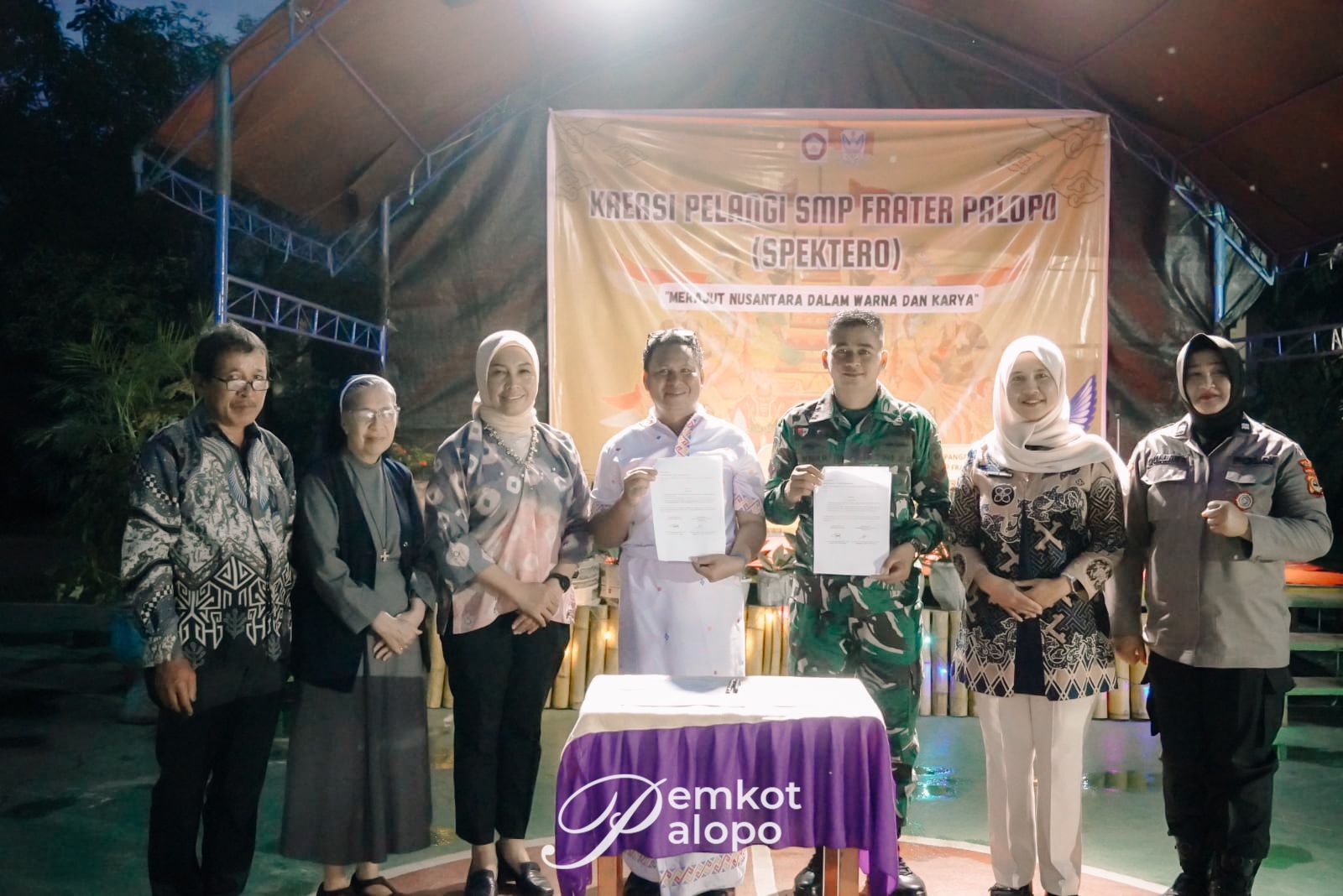 Kadis Pendidikan Palopo buka secara resmi Kreasi Pelangi SMP Frater Palopo