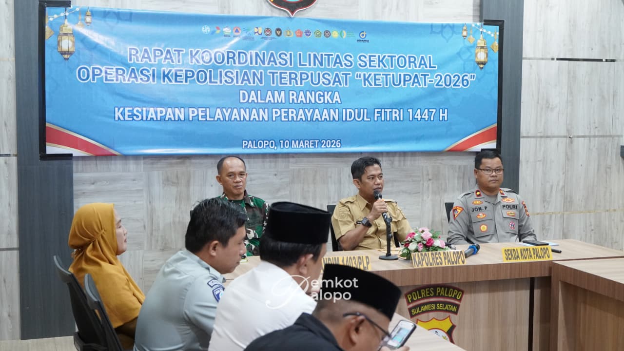 Polres Palopo Gelar Rakor Lintas Sektoral Operasi Ketupat 2026, Siapkan Pengamanan Idul Fitri