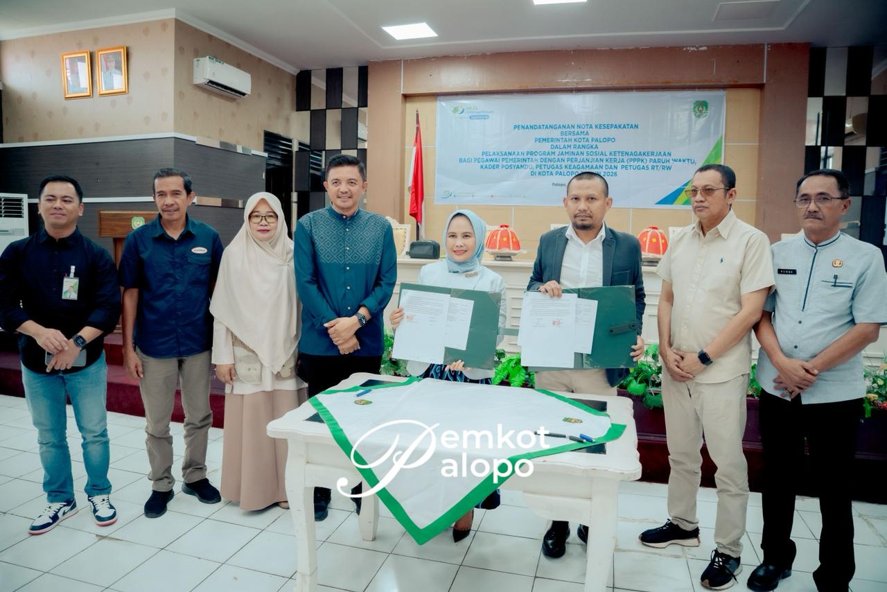 Pemkot Palopo dan BJS Ketenagakerjaan Tandatangani MoU Jaminan Sosial