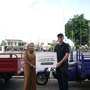 Wali Kota Terima Bantuan Motor Sampah dari PT Solusi Hidup Mandiri