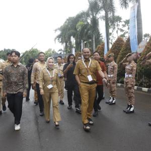 Naili-Ome Hadiri Rakornas Kepala Daerah di Sentul, Peserta 4.487 Orang