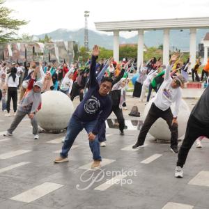 Pemkot Palopo menggelar Senam dan Kerja Bakti jelang Ramadhan