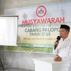 MUSCAB VIII IDI Palopo dibuka secara resmi oleh Plh. Sekda Palopo