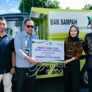 Pemkot Palopo menerima Bantuan CSR 2 unit Mobil Angkut Sampah dan 1 Unit Mobil Rescue