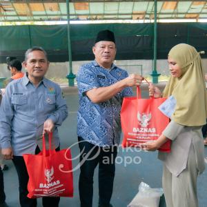 Pemkot Palopo bersama BAZNAS distribusikan Zakat, Infaq dan Sedekah Paket Keluarga Bahagia Ramadhan 1447H