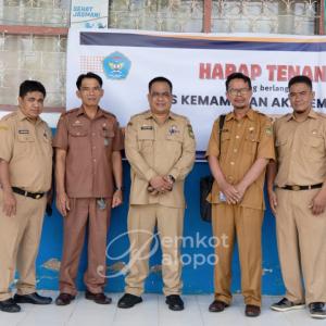 Plt Kadisdipora, Sainal Sahid Pantau TKA di SMPN 4 Palopo