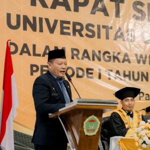 Staf Ahli Bidang Kesra Wakili Wali Kota Hadiri Rapat Wisuda Sarjana dan Magister periode I  Uncok Palopo