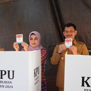 Pj Wali Kota Salurkan Suara pada PSU Palopo, Tetap Himbau Masyarakat Jaga Silaturahmi